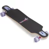 Muuwmi AUTHENTIC SPORTS Longboard Compact ABEC 7 Space, Mit Leuchtrollen 7