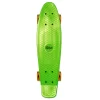 Muuwmi AUTHENTIC SPORTS Skateboard Fun, No Rules, Grün-transparent-orange 7