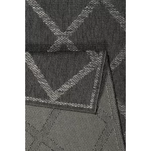 Esprit Outdoorteppich In & Outdoor Sparkle Outdoor (Rhomb) Anthrazit Silber 13