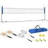 HOMCOM Badmintonnetz Mit Transporttasche Bunt 7