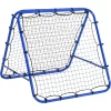 HOMCOM Baseball Rebounder Faltbar Blau 7