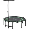 HOMCOM Fitness-Trampolin Für Kinder Und Erwachsene Grün/schwarz 5