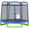 HOMCOM Kinder Trampolin Mit PE Netz Bunt 5