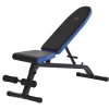 HOMCOM Sit-Up-Bank Multifunktional Schwarz, Blau 5